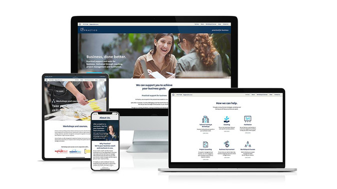 Practics: When Liz at Practics came to me she needed help with her branding. While the brand identity had a great foundation, it had lost its way. She had a website that was causing her headaches, it wasn't fit for purpose and didn't represent her brand in the way she needed it to. 
So, over the last few months we have set about analysing every touchpoint of her brand and making sure it tells the Practics story well. 
Liz now has a website she is proud to share with her clients and one that tells her story, better.