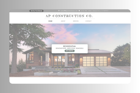 General Contractor: Professional Construction Website | For AP Construction Co., a leader in residential and commercial renovations, we developed a professional, SEO-optimized website showcasing their expertise in remodeling, additions, and custom builds. Using Wix, we designed a modern, user-friendly layout with a clear navigation structure that highlights AP Construction’s services. The site integrates keyword-rich content to attract local homeowners and business clients looking for high-quality construction solutions. By providing training on content management, AP Construction can now easily update project galleries and service offerings, ensuring they stay connected to their audience and relevant in search results.