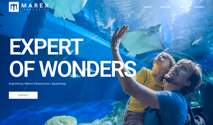 Marex Inspection: The company specializes in inspecting the world's largest public aquariums, ambitious commercial swimming pools, amusement parks, and other leisure infrastructures.