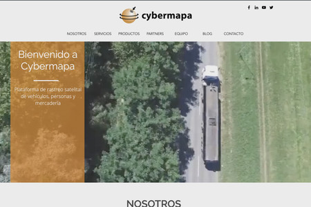 Cybermapa: Diseño Web, Video Institucional.
Compañía de desarrollo de Software de seguimiento satelital para logística y seguridad.