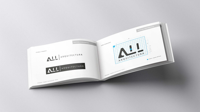 ALL Arquitectura: Diseño Web y Diseño de marca para Estudio de Arquitectura de BA, Argentina.