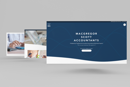 Macgregor Scott Accountants: Bespoke website design for Macgregor Scott Accountants.