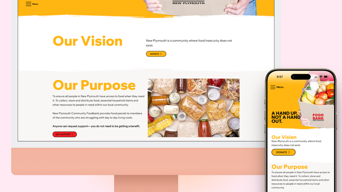 New Plymouth Community Foodbank: 