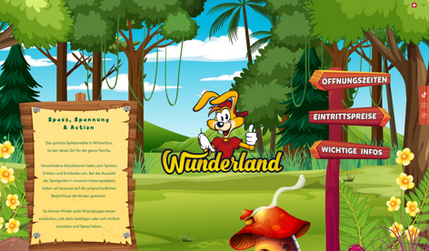 Wunderland Winterthur: Our track record in generated revenue for Wunderland Winterthur illustrates our commitment to comprehensive solutions and transformative results.

Tasked with revitalising their brand identity, we embarked on a journey to redefine Wunderland Winterthur's image from the ground up. With a dedicated team of experts, we crafted a new branding strategy that captured the essence of their vision.

From logo design to animation and storytelling, every element was meticulously curated to resonate with their audience and evoke a sense of wonder and excitement.

Recognising the importance of a strong online presence, we undertook the challenge of redesigning and developing a brand-new website for Wunderland Winterthur. This involved not only aesthetic enhancements but also the implementation of automation processes to streamline their operations and enhance user experience. 

Our efforts bore fruit as we witnessed an astounding surge in engagement, with over 1500 new interactions generated within a span of six months. Yet, our work didn't stop there.

Additionally, our collaboration extended to video production, further amplifying their brand message and captivating their audience through dynamic visual storytelling.

Through our holistic approach and unwavering dedication, we've transformed Wunderland Winterthur's brand landscape, setting them on a trajectory of sustained growth and success. This partnership exemplifies our ethos of turning clients into valued partners, as we work hand in hand to achieve remarkable results.