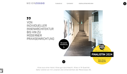Meierzosso - Fachplaner (Architekturbüro) für Praxisplanung: Für eines der renommiertesten Architekturbüros aus der Schweiz durften wir, bis zu einer Änderung der Geschäftsleitung, für 3 Jahre die SEO-Optimierungen für die Schweiz und Deutschland übernehmen. Mit Ranking Ergebnissen von Platz 1-3. 
