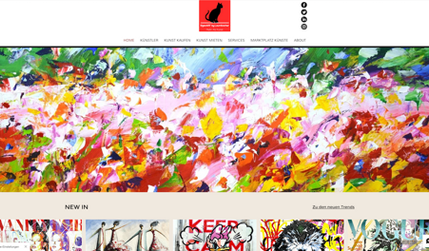 Kunstgalerie online, mit internationalen Künstlern - www.eigenart-laumbacher.de/: Ein sehr schönes Projekt, welches wir 2024 umsetzen durften, war die Online Galerie "EigenART by Laumbacher" Sie bietet neben käuflicher Kunst ebenfalls Kunstwerke zum Mieten an. Laufende Contentpflege, SEO-Optimierungen zur Ranking Verbesserung  finden ebenfalls weiterhin über uns statt. 
LEISTUNGEN: Erstellung Onlineshop, Design der Website, responsive Webdesign, Userfreundliche Struktur, SEO-Optimierung, Bildbearbeitung, Beratung, fortlaufende Contentpflege und SEO-Optimierung;