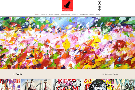 Kunstgalerie online, mit internationalen Künstlern - www.eigenart-laumbacher.de/: Ein sehr schönes Projekt, welches wir 2024 umsetzen durften, war die Online Galerie "EigenART by Laumbacher" Sie bietet neben käuflicher Kunst ebenfalls Kunstwerke zum Mieten an. Laufende Contentpflege, SEO-Optimierungen zur Ranking Verbesserung  finden ebenfalls weiterhin über uns statt. 
LEISTUNGEN: Erstellung Onlineshop, Design der Website, responsive Webdesign, Userfreundliche Struktur, SEO-Optimierung, Bildbearbeitung, Beratung, fortlaufende Contentpflege und SEO-Optimierung;