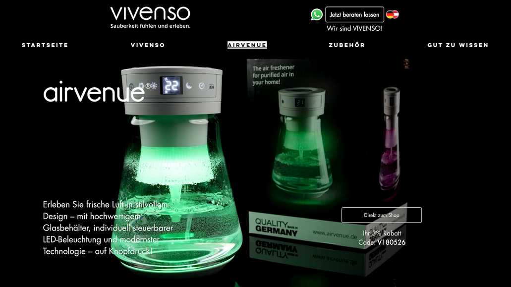 Premium Reinigungssystem Excellence: DER Vivenso - Wasserstaubsauger, Matratzenreiniger Nassreiniger uvm.
