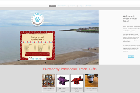 poochpantry: An online store for a brick and mortar doggy accessories store based in Troon, South Ayrshire.
