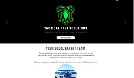 Tactical Pest Solutions: We gave this site a makeover to give it a professional finish.