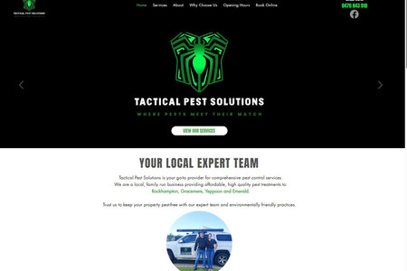 Tactical Pest Solutions: We gave this site a makeover to give it a professional finish.