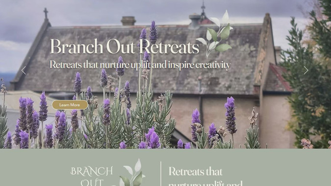 Branch Out Retreats: Website makeover for some lovely ladies running wellness retreats in VIC Australia. The site is now more in harmony with their focus.