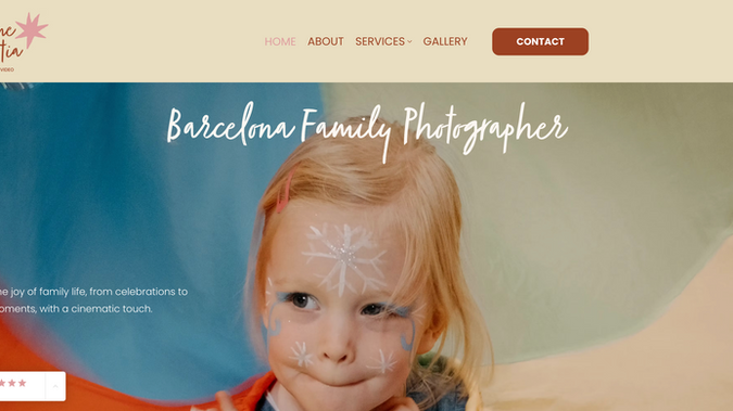 Pauline Mattia: Pauline Mattia – Barcelona Family & Lifestyle Photographer

Pauline Mattia is an intergenerational family, wedding, event and personal-brand photographer based in Barcelona, specialising in capturing natural, heartfelt moments and timeless memories for families, couples and brands. Her services include family sessions, newborn and pregnancy photography, small weddings, events and personal branding shoots.  ￼

What we did:
We designed and developed a clean, inviting website that beautifully presents Pauline’s photographic style and service offerings. The homepage introduces her story and values, while the services section is organised to help visitors easily find sessions that resonate with their needs — from family and newborn photoshoots to wedding and personal-branding photography. We emphasised high-impact visuals, intuitive navigation, and responsive design so the site performs well across devices. The result is a professional, user-friendly platform that reflects Pauline’s creative vision and helps convert visitors into booked clients.
