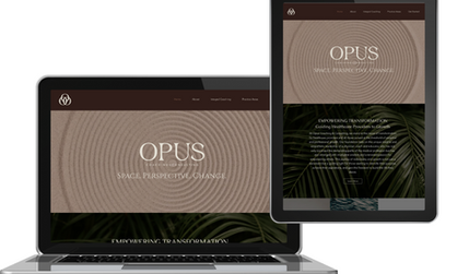 Opus Coaching & Consulting: Complete Branding and Website Design on Wix Studio