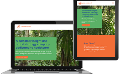 Londson Scout: Complete Website Redesign on Wix Studio. Brand Implementation.
