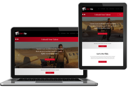 Actor's Edge: Complete Website Redesign
