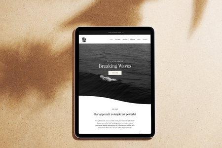 Ripple+Tide Creative: Branding and Website Design 