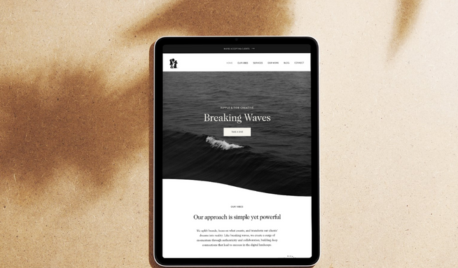 Ripple+Tide Creative: Branding and Website Design 