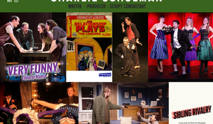 Charlie Schulman : Charlie wanted a dynamic site that showed off his work and his teaching and consulting classes. I also created original poster art for his work