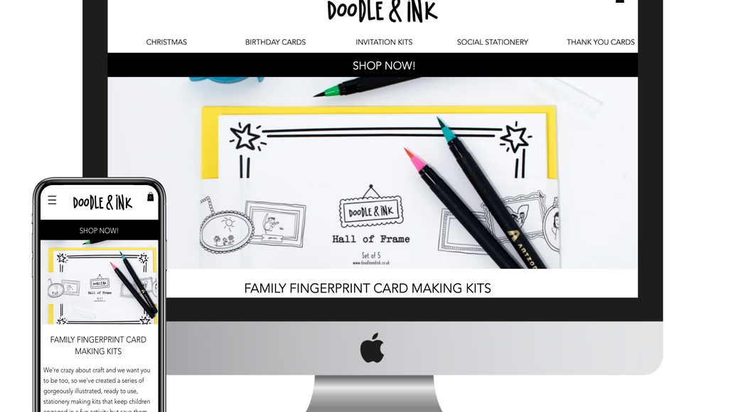 eCommerce | Personalised stationery: Providing simple and clean eCommerce solution for personalised stationery business to sell their products online.