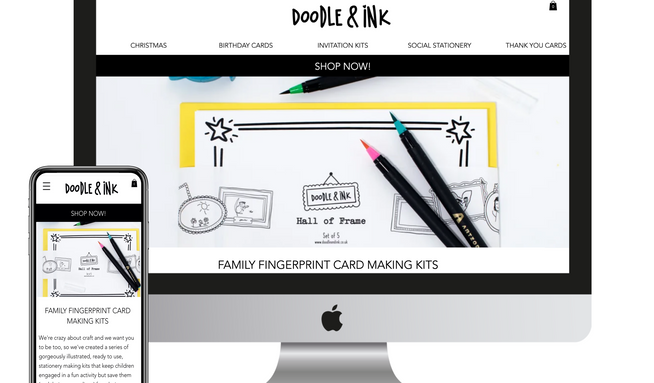 eCommerce | Personalised stationery: Providing simple and clean eCommerce solution for personalised stationery business to sell their products online.
