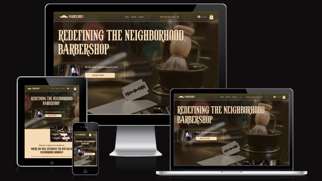  Barber Bro's: Barber Bro's Southwark is a quintessential neighborhood barbershop in London, nestled near the south bank of the River Thames. Its owner, Peter, entrusted me to create a website that mirrors the establishment's ethos—a blend of London's traditional charm and contemporary sophistication, with a welcoming and upscale vibe.

Peter's primary goal was to streamline the booking process, making it highly accessible and prominently featured. To achieve this, I employed Velo coding to design an intuitive booking interface at the top of the homepage, ensuring visibility 'above the fold.' Further down, I included a comprehensive "Our Services" section with an embedded booking form. This allows clients to explore services and secure appointments seamlessly, without the need to navigate away from the homepage.