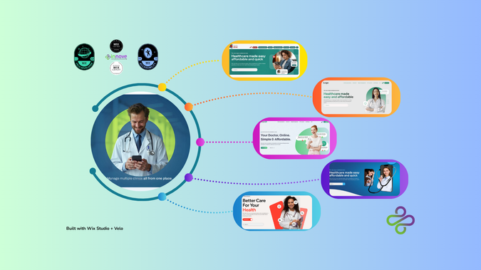 Multi-Clinic Platform | Centralized Booking & CMS: For this project, we designed and developed a scalable medical platform for an Irish client expanding telemedicine services across multiple locations. The goal: manage 5 independent clinic websites through one secure central operations hub, all connected dynamically with bookings, payments, patient data and video consultations.
🔍 Challenge:
Centralize all operations: bookings, payments, and member management.
Eliminate manual duplication for each clinic.
Keep each clinic’s site unique but fully integrated into the same ecosystem.
Automate sync with Zoom/Google Meet for online appointments.
💡 My Role & Solution:
Planned the multi-site architecture: 1 central panel + 5 connected clinics.
Built a dynamic CMS to store clinic data, services, staff, bookings & payment status.
Developed custom dashboards for admin control using Wix Velo + Members Area.
Integrated Wix Bookings with secure payment flow and automated reminders.
Designed a responsive UX/UI that feels premium and easy to navigate — works desktop & mobile.
Delivered documentation so the client’s internal team can update everything in-house.

✅ Impact:
The platform allows the client to handle hundreds of appointments across multiple clinics with zero manual duplication, saving time and boosting patient experience. A future-proof scalable system, fully owned by the client.
Tools & Skills:
Wix Studio
Wix Velo
Dynamic CMS
Members Area Integration
Zoom/Meet API Sync
Custom Dashboards
UX/UI Design
Mobile Optimization

https://www.webclinic.ie/ 
https://www.virtualclinic.ie/ 
https://www.irishgp.ie/ 
https://www.irishclinic.ie/ 
https://www.irishdoctor.ie/ 