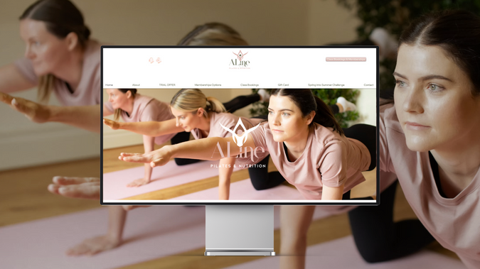 Aline Pilates Nutrition: PILATES STUDIO
Branding | Website | Woodside, South Australia