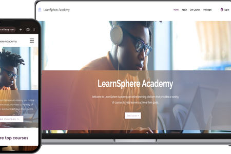 Learnsphere Academy: The website, https://www.learnsphereacademy.net/, features a modern and visually appealing design that effectively captures the essence of a learning and educational platform. With a clean layout and intuitive navigation, the website offers a user-friendly experience for visitors.

The color scheme is vibrant yet balanced, incorporating a harmonious blend of energetic hues that create a positive and engaging atmosphere. The use of high-quality images and well-organized content enhances the overall aesthetic appeal of the site.

The design elements are carefully chosen to promote a sense of professionalism and credibility. The typography is clear and legible, ensuring easy readability of the educational materials and information provided. Strategic placement of interactive elements and intuitive icons facilitates user interaction and encourages exploration of the website's offerings.

Overall, the design of the website conveys a modern, dynamic, and trustworthy image, effectively reflecting the educational nature of LearnSphere Academy and creating a visually appealing environment for users to enhance their learning experience.