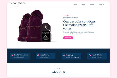 Lapol Foods`: Branding / Website Design