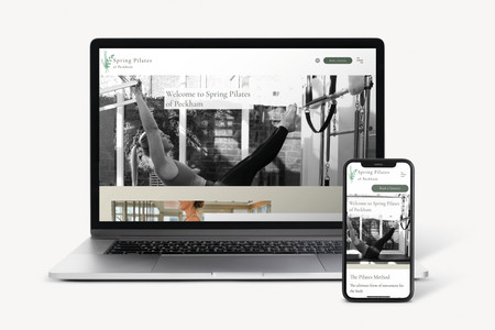 Spring Pilates of Peckham: New Website Design with online private class booking system using Wix Bookings. Addition of Packages to sell bundles of classes.