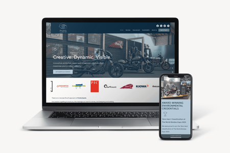 Provis Events: Website Re-Design and Copywriting package
