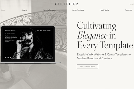 Cultelier: Luxury Website Template Company