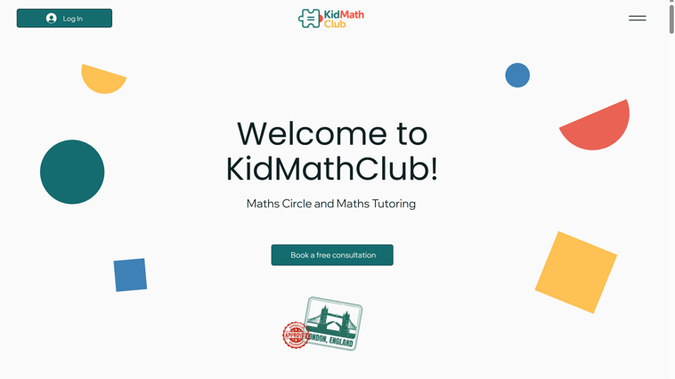 Kidsmathclub: Math club online school in London