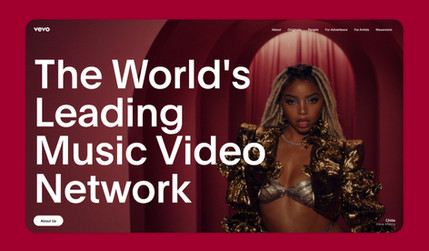Vevo: Web Design, Development, Content Strategy, UX