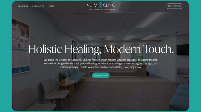 VUIM Clinic: Brand, UX + UIX, Content Strategy, Development