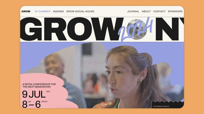 GROW: Design + Development for forward-thinking retail association.