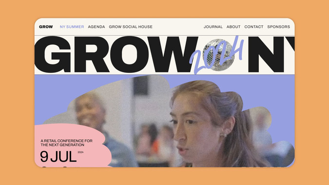 GROW: Design + Development for forward-thinking retail association.