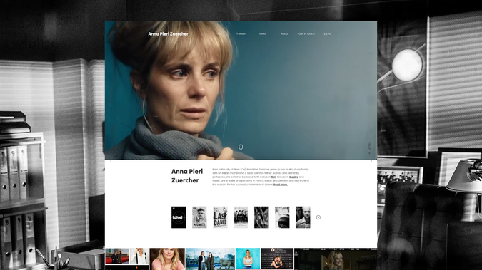 Anna Pieri Zuercher: Anna Pieri Zuercher's new website gives her and her work a neat home on the internet. Available to view on mobile and desktop and in four languages, it invites viewers, fans, businesses and anyone else interested in Anna in Switzerland and abroad on to her website.

This site was created on Wix.com using built-in features such as Wix Forms, Wix CMS, Wix Multilingual, and Wix SEO.