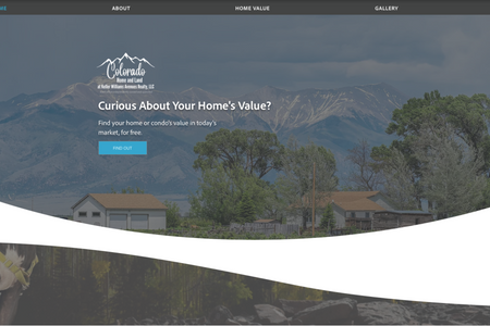 Colorado Home: I was able to help the owner with transforming their landing page into a functional website to gather and market to new leads.