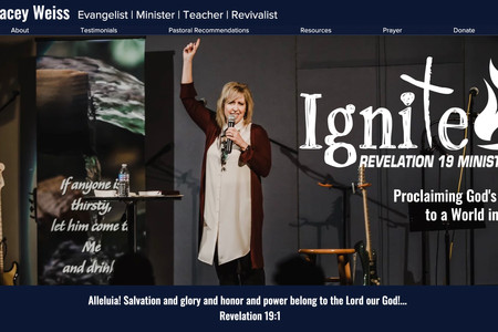 Revelation 19 Ministries: This is a website with lots of info organized in a way that is pleasing to the eye.  I also designed the logo!