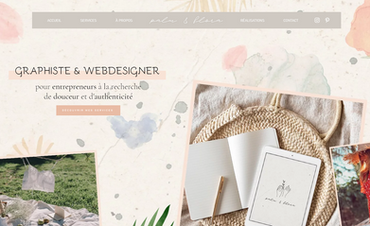 Palm & Flora | Identité visuelle & webdesign