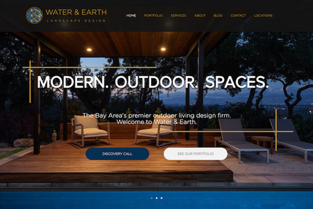 Water and Earth LD: Creating a completely new website for Water &amp;amp;amp;amp; Earth Landscape Design. They&amp;amp;amp;#39;ve reached over 2,000 new customers and done north of $2M in new business with the web presence we created for them. 