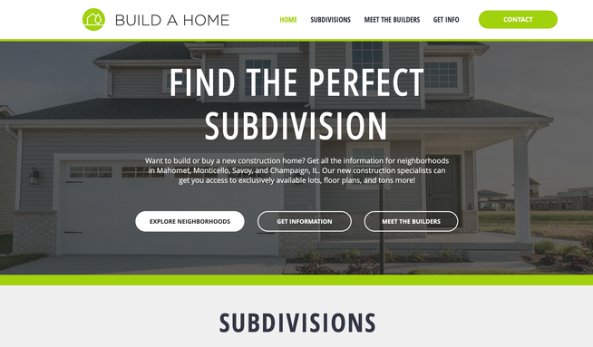 The Perfect Subdivision: A local real estate team needed to generate new leads for new construction homes. So far they&amp;amp;amp;#39;ve netted north of $50k in commissions by targeting new construction buyers and getting deals from their new site. 