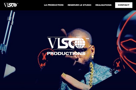 Visco Production: Site internet et direction artistique pour un studio de production audiovisuel