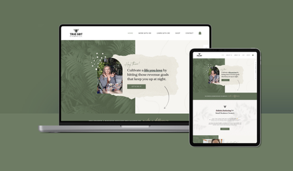 True Grit Creative Co: Purpose: To launch a website that captures the personality of the founder to connect with their audience on a personal level, while also providing detailed information about each service package to generate more qualified leads.