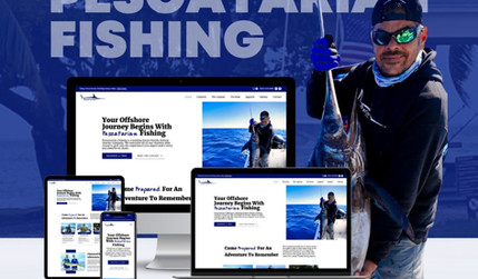 Pescatarian Fishing: Pescatarian Fishing offer a number of fishing charters in South Florida. This project included a complete web design, development and build out of an ecommerce store. In addition to ecommerce this project included a full build out of Wix Bookings to accept fishing charter bookings through the website.