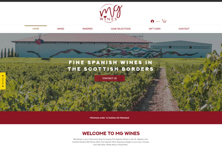 MG Wines: MG Wines were looking for an e-commerce site where they can sell their delicious Spanish fine wines all over the UK with ease!