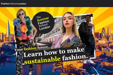Summer Fashion School: Concept, asset creation & website creation. 