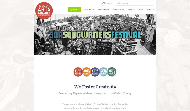 Cultural Arts Alliance of Walton County FL: The is a non-profit that has generated over a million dollars back into the public. Their largest fundraising event is the largest songwriters festival in the U.S. as well as countless art festivals that support artists and the community. I created a pretty unique membership program that generates a respectable monthly residual. Non-profits are some of my favorite clients!